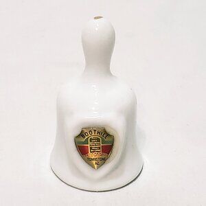 Boothill Tombstone Arizona Miniature Bell Porcelain Vintage 2" Souvenir